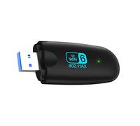 Lisher Adattatore WiFi AX1800M USB3.0 WiFi6 2.4G/5GHz Adattatore per scheda di rete a doppia banda