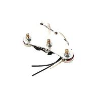 Lisher Cablaggio per Chitarra Elettrica Convertitore a 5 Vie 250 K Vasi Pezzi di Ricambio per Kit di Cablaggio Pre-Cablé per Chitarra