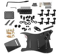Lisher Kit di accessori fai da te per chitarra elettrica comprendente pickguard e altri accessori per chitarra