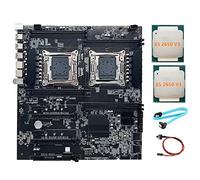 Lisher Scheda M¨Re X99 a doppio socket LGA2011-3 Dual Processore che supporta la memoria DDR4 RECC + 2 processori XE5 2650 V3 + SATA + di commutazione