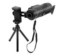Lisher Telescopio monoculare 12 x 50, monoculare ad alta potenza con supporto per smartphone, per la caccia di osservazione degli uccelli all'aperto