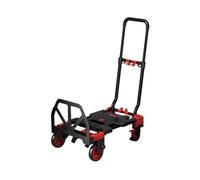 LISHEUK Camion con Piattaforma pianale, autocarro Pieghevole, Carrello a Mano, rimorchio, Carrello della Spesa, Portatile, Silenzioso, trasportatore Commerciale, Camion per tras