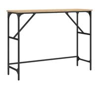 LISHEUK Consolle Stretta con ripiano Ingresso Soggiorno Effetto Rovere Marrone 75 x 32 x 75 cm Legno Composito