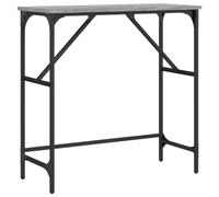 LISHEUK Consolle Stretta, tavolino Laterale, mensola, Tavolo Contenitore per Ingresso, Soggiorno, Effetto Rovere Marrone, 75 x 32 x 75 cm, Legno Composito