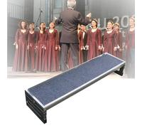 LISHEUK Piattaforma per Scale del Coro, gradini corali multilivello Antiscivolo - Piattaforma e leggio Versatili per Coro per aule, teatri, spettacoli, discorsi in pubblico - Rob