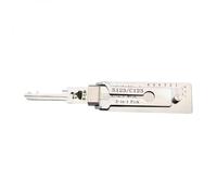 LiShi S123 / C123 2 in 1 grimaldello e decodificatore serratura civile porta di casa e lettore di chiavi, strumento professionale fabbro