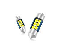 LishiLED Lampadine C5W LED 31mm 12V 6000K Bianco Super Luminoso per Luci Targa e Luci Interne Auto Senza Errori Canbus 2PCS