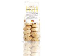 LiSicily - BISCOTTI SICILIANI AL LIMONE (400 Gr) - PRODUZIONE ARTIGIANALE | Buonissimi Biscotti al Limone Fatti a Mano Artigianalmente | Solo ingredienti 100% Naturali con Limoni Biologici