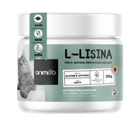 Lisina Gatto 250g Integratore Lisina Polvere per Supporto Immunitario Ossa Occhi