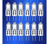LISOCLU G4 Lampade Alogene Caldo Bianco 12v 3000k Dimmable Luce Per Cappe, Cucine, Soggiorno E Camera Da Letto! 12pcs(35W/12V)