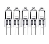 LISOCLU Lampade alogene G4 6v 12v 24v 110v 220v 5w 10w 20w 28w 35w 40w 50w Caldo Bianco 3000k Dimmable G4 Lampade Alogene Cucina Cucina Soggiorno Camera da Letto (12V-35W/5PCS)