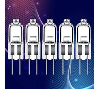 LISOCLU Lampade alogene G4 Caldo Bianco 3000k Dimmable G4 Lampade Alogene Cucina Soggiorno Camera 5 pz (20W/24V)