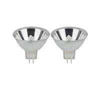 LISOCLU Lampadina MR11 Alogena 6V GU4/G4 Base Dimmable 2700K Caldo Bianco-Perfetto Per Illuminazione Microscopio E Luce Del Lavoro! 2 Pz 15W 200 Lumen