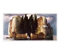 L'isola dei morti Poster di Arnold Böcklin 80 x 40 cm Quadri Decorazione per pareti