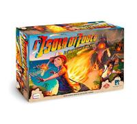 Asmodee - L'ISOLA DI FUOCO: LA MALEDIZIONE DI VUL-KAR - Gioco da Tavolo | Gioco da Tavola Strategico di Avventura per Famiglie e Amici - 2-4 Giocatori - 7+ Anni - 45-60 Minuti - Edizione Italiana