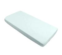 Lisola Lenzuola Sotto per Neonato, per Lettino, Culla, Carrozzina, 60 x 130 cm, con Angoli Elastici, Made in Italy, in Puro Cotone, Leggero e Delicato. Modello: Pix, Verde