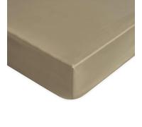 Lisola Lenzuolo Sotto con Angoli Matrimoniale, 100% in Raso di Cotone 300TC, Elasticizzato, Vellutato e Setoso, Made in Italy, 160x200x30cm, Tinta Unita. Modello: Gottardo