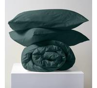 Lisola Set Copripiumino Matrimoniale, in Cotone Pregiato, Made in Italy, Sacco Copripiumino 250x240cm + 2 Federe 50x80cm, Tinta Unita. Modello: Tortona, Rayong