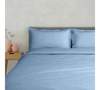 Lisola Set Copripiumino Una Piazza e Mezza, in Cotone Percalle 200TC, Made in Italy, Sacco Copripiumino 200x240 cm + 2 Federe 50x80cm, Tinta Unita, Lavabile in Lavatrice. Modello: Milano