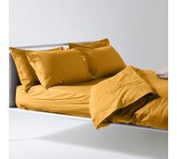 Lisola Set Lenzuola Francese, Parure Lenzuola in Cotone Pregiato, Made in Italy, Lenzuolo Sopra 220x290cm + 2 Federe 50x80cm, Tinta Unita. Modello: Tortona, Seitan