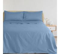 Lisola Set Lenzuola Letto Singolo, Completo Lenzuola in Raso di Cotone 300TC, Made in Italy, Lenzuola da Sopra 160x290cm + 1 Federa 50x80cm, Tinta Unita. Modello: Gottardo