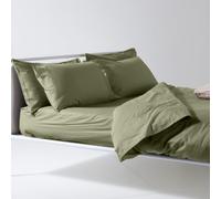 Lisola Set Lenzuola Una Piazza E Mezza, Parure Lenzuola in Cotone Pregiato, Made in Italy, Lenzuolo Sopra 200x290cm + 2 Federe 50x80cm, Tinta Unita. Modello: Tortona, Ruppia