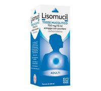 Lisomucil Tosse Muc Mucolitico Sciroppo Adulti con Zucchero 750mg/15ml Carbocisteina, 200ml