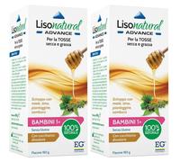 Lisonatural Advance Sciroppo Bambini Set da 2 2x133 ml Sciroppo per la