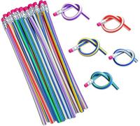 LISOPO 26 matite pieghevoli per feste di compleanno per bambini, giocattolo educativo