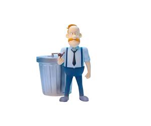 L'ispettore Gadget Chief Quimby in scala 1:12 Action Figurei suoi gadget high te