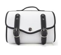 LISROEU Borse Laterali Moto Compatibile con Yamaha per Suzuki Sella per Moto Borsa Laterale per Viaggio Borsa Portaoggetti A Rullo Attrezzi Moto Accessori Universali(White)