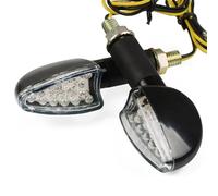 LISROEU frecce Moto Compatibile con K1300S per G310R per G310GS Indicatori di Direzione per Motociclette Indicatori di Direzione Flessibili Luce Ambra Lampada Luce Impermeabile(A)