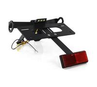 LISROEU portatarga Moto Compatibile con ADV150 per Scooter 2021 2022 2023 Supporto per Targa Posteriore con Kit di Eliminazione del Posteriore Leggero Sostitutivo(with Reflector)