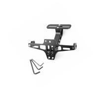 LISROEU portatarga Moto Compatibile con CBR125R per 600F per 1000RR Supporto per Fanale Posteriore Regolabile per Moto Kit di Eliminazione del(Old Version Black)