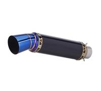 LISROEU Silenziatori terminali Compatibile con Aprilia per GPR125 Tubo di Scarico Modificato per Moto 51mm Silenziatore di Scarico Universale per Moto Slip On(Type B)