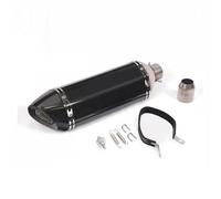 LISROEU Silenziatori terminali Compatibile con ATV per Street Bike Moto 38-51mm Tubo di Scarico Universale per Moto con Silenziatore Tubo di Scarico per Moto 310/370/470/570mm(Type D)