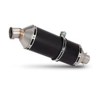 LISROEU Silenziatori terminali Compatibile con CRF300L per CRF1100L Tubo di Scarico Universale per Moto da 51 Mm, Silenziatore di Scarico per Moto Modificato(Type B)