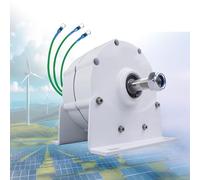 Lissontine Alternatore Trifase da 5000 W, Generatore Elettrico a Magneti Permanenti da 1000 W, Alternatore Ca Fai da Te per Turbina Eolica Verticale-Orizzontale, 24 V 110V