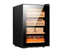Lissontine Armadio Humidor per Sigari, Armadio Humidor per Sigari Elettronico Intelligente, Raffreddatore Humidor Elettrico per Sigari con Rivestimento Contenere Vino Rosso 50L-300Counts