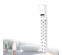Lissontine Asciugatore da Bagno Impermeabile E Antiscivolo, Asciugatore Mani Libere per Il Corpo, Asciugacapelli Corpo Intero Perfetto per Centro Benessere E Spa. White
