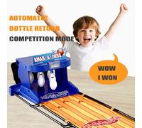 Lissontine Bowling Elettrico per Casa con Segnapunti LED - Gioco da Tavolo per Bambini E Adulti - Set Completo con Palle E Birilli 3.5m
