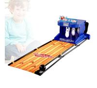 Lissontine Bowling Elettrico per Casa con Segnapunti LED - Gioco da Tavolo per Bambini E Adulti - Set Completo con Palle E Birilli 2m