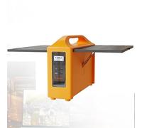 Lissontine Centrale Elettrica Portatile Ricarica Solare, Batteria di Backup Lifepo4 da 76.8wh, Prese Ca da 100w, Uscita USB-C Ca/CC, Generatore Solare per Campeggio All'aperto