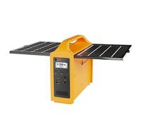Lissontine Centrale Elettrica Portatile Ricarica Solare, Generatore Solare di Backup, 100w E 76.8wh, con USB Type-C Uscita Ca CC, per Campeggio All'aperto, Viaggi, Caccia, Blackout