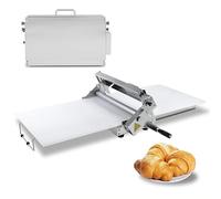 Lissontine Folding Dough Sheeter, Dough Sheeter, Counter Top Dough Sheeter, Manual Dough Sheeter, Commercial Dough Roller Sheeter, Dough Machine with Adjustable Thickness Commercial40.6x22.8in