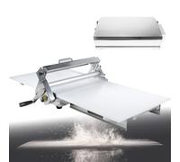 Lissontine Folding Dough Sheeter, Dough Sheeter, Counter Top Dough Sheeter, Manual Dough Sheeter, Commercial Dough Roller Sheeter, Dough Machine with Adjustable Thickness Home-Use32.7x18.9in