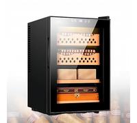 Lissontine Humidor per Sigari in Legno di Cedro con Controllo Digitale, Umidificatore per Sigari Elettrico Silenzioso Perfetto per papà, Marito, Gentiluomo E Amante dei Sigari 50L-300Counts