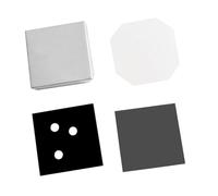 Lissontine Materiali Magnetici Quadrati Forniture per Artigianato Magnetico Unite a Ricariche per Macchina Badge E Materiali Magnetici in Cartone Acrylic-2x2in-1000set