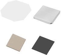 Lissontine Materiali per Badge Magnetico E Ricariche per Macchina con Cornici Magnetiche Quadrate, Ideali per Foto Personalizzate E Souvenir Cardboard/2x2in-100set