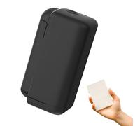 Lissontine Stampante Industriale a Getto D’inchiostro per Data E Codice Di Scadenza, Stampante a Getto D’inchiostro Manuale Multi-superficie per Carta, Plastica, Metallo E Legno(Black)
